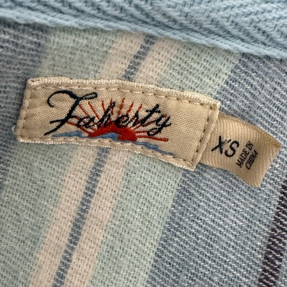 FAHERTY BRAND 
Baja Poncho Hoodie Sierra Paradise - Stripe XS - Picture 8 of 10